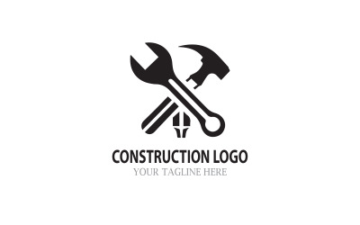 Design del logo di costruzione per tutti gli studi di architettura