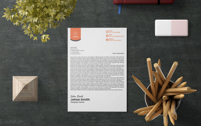 Hlavičkový papír, jedinečný hlavičkový papír, moderní hlavičkový papír, stylový design