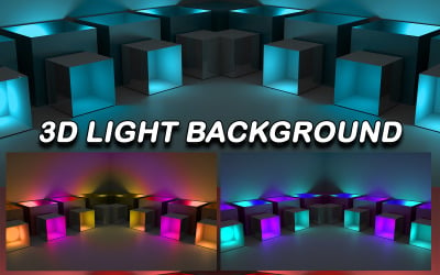 3D Light Background 11 colors