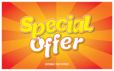 Special Offer Editable Font