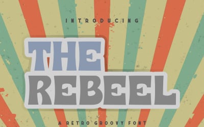 THE REBEEL Retro Groovy betűtípus