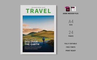 旅游杂志模板 14