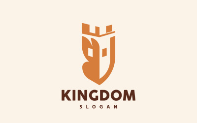 Design do logotipo do castelo Royal Tower KingdomV9