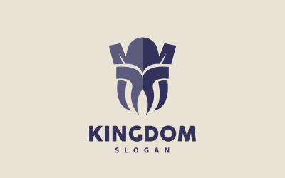 Diseño de logotipo de castillo Royal Tower KingdomV1