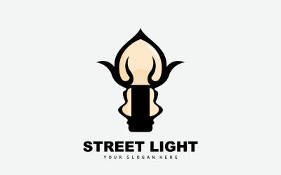Latarnia Logo Design Lampa uliczna SimpleV5