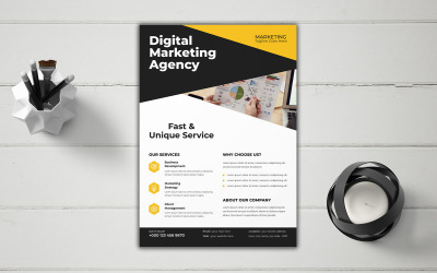 Digital Marketing Agency Creative Business Promotion Flyer
