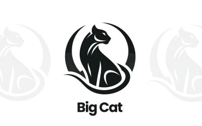 Big Cat Modern Vector Logo
