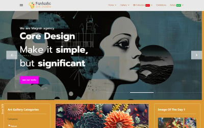 Fantastic Art Gallery and Photography Joomla 5 Template