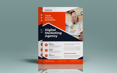 Modern Corporate Company Marketing Flyer Template