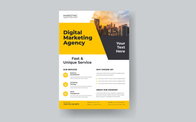 Flyer für modernes Business Networking Mixer Marketing