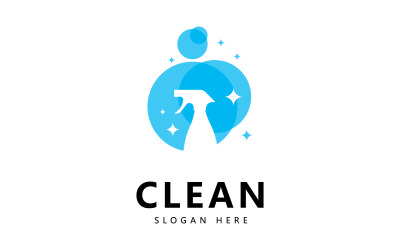 Clean and wash creative symbols company cleaning services graphic design  V7