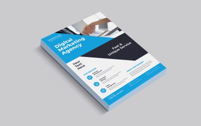 Modern Digital Marketing Agency Business Analysis Consultation Flyer