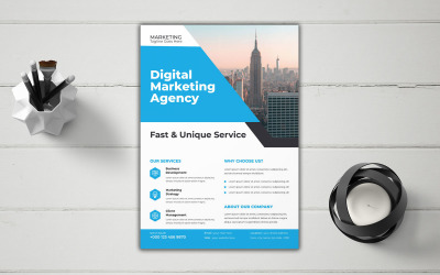 Modern Digital Marketing Agency Corporate Branding Workshop Flyer