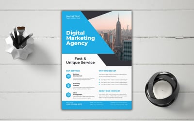 Modern Digital Marketing Agency Digital Marketing Campaign Flyer