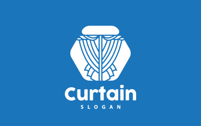 Simple Home Decoration Curtain Logo V20