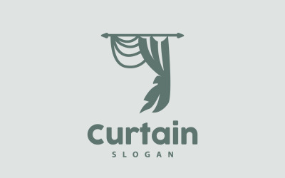 Simple Home Decoration Curtain Logo V2