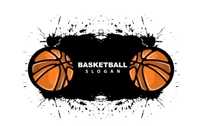 Spor Basketbol Logo Vektör Tasarımı V1