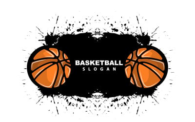 Sport Basketball Logo Vector Design V1