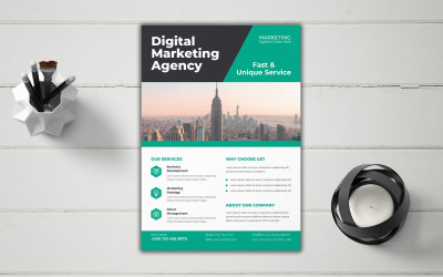 Business Mentorskap Program Marketing Flyer Vector Layout