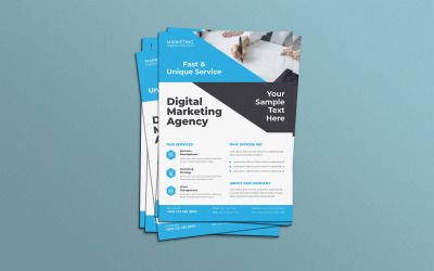 Business Succession Planering Marketing Flyer Vector Layout