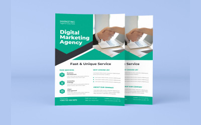 Restaurang Catering Services Marketing Flyer Vector Layout