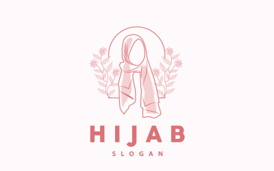 HIjab Logo Moda Producto Vector Version12