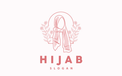 HIjab Logo Mode Produit Vector Version12
