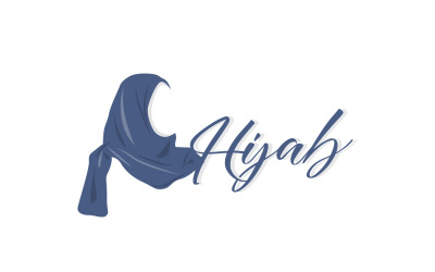 Hijab Logo Módní produkt Vector Version7
