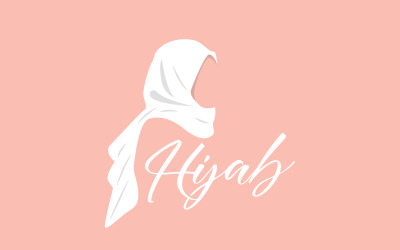 Wersja wektora produktu modowego z logo hidżabu 3