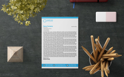 Briefkopfdesign, Einzigartiger Briefkopf, Kreativer Briefkopf