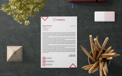 Kreativ mall för brevpapper _Design