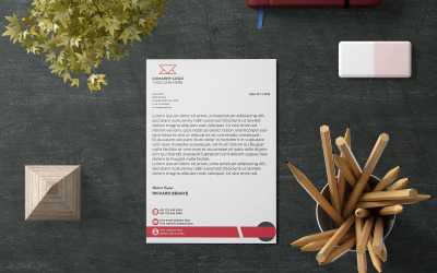 Kreativt brevpapper, minimalistiskt brevpapper(180)
