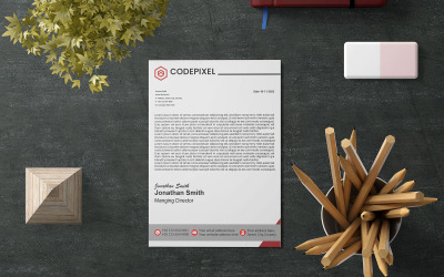 Letterhead, Professional Letterhead, Creative Design-