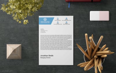 Professional Letterhead, Creative Design(170)