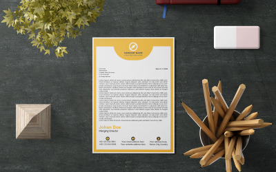 This is a Corporate Letterhead Design Template.