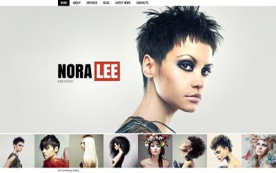 Plantilla Web para Sitio de Peluquería