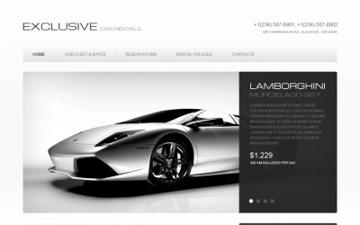 Premium Araba Kiralama Moto Cms Html #41732