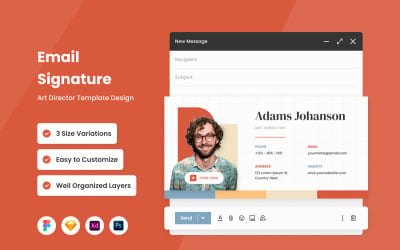 Diretor de Arte - Modelo de Assinatura de Email V1