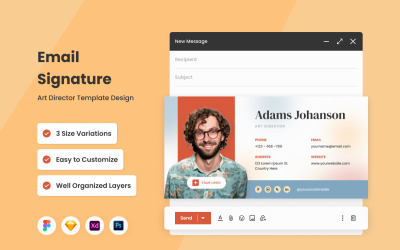 Diretor de Arte - Modelo de Assinatura de Email V2