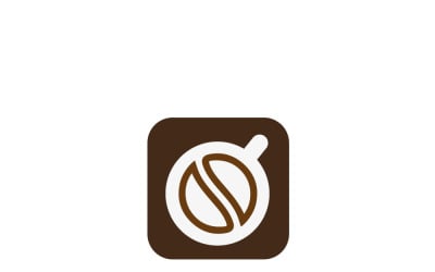 Kahve dükkanı logosu. Modern fikir tasarımları