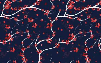 Коллекция японских восточных узоров