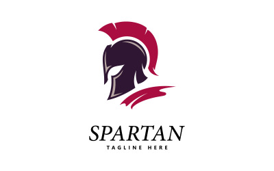 Logo Spartan Logo wektora hełmu Spartan V2