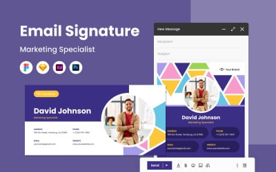 Marketing Specialist - Email Signature Template V1