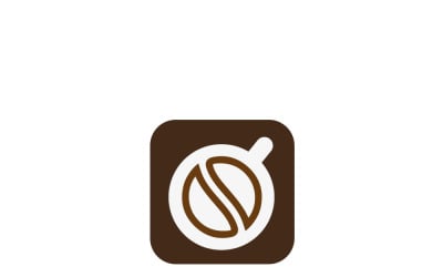 Diseño de logotipo de taza de café minimalista con un icono elegante