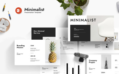 Minimalistisk Powerpoint-presentation