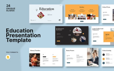 Smart Education Googleslide-presentatiesjabloon
