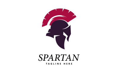 Spartaans logo Vector Spartaans helmlogo V6