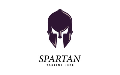 Logo Spartan Logo wektora hełmu Spartan V5