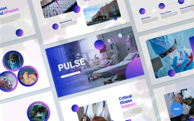 Pulse — szablon prezentacji na oddziale intensywnej terapii