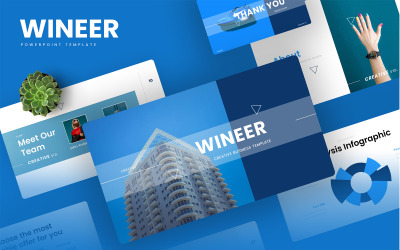Wineer – Kreatív üzleti PowerPoint sablon